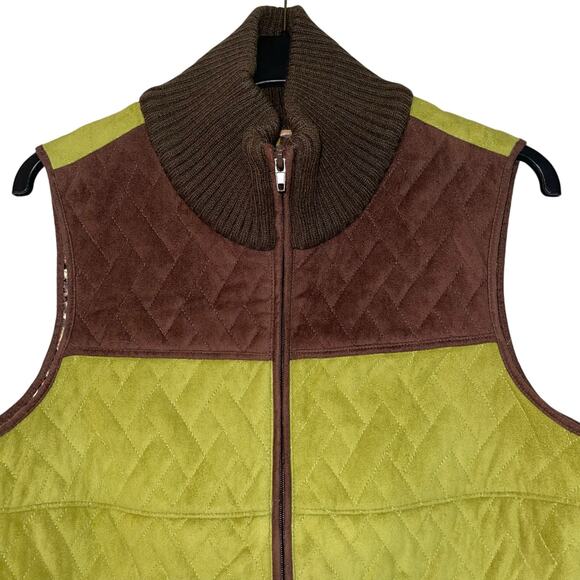 Tasha Polizzi Vest Quilted Microsuede Leopard - Picture 6 of 11